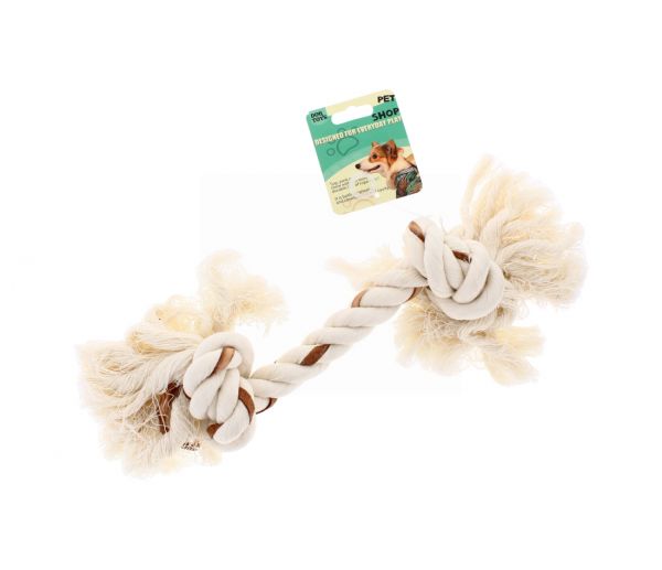 GREAT & SMALL ROPE 2 KNOT DOG TOY