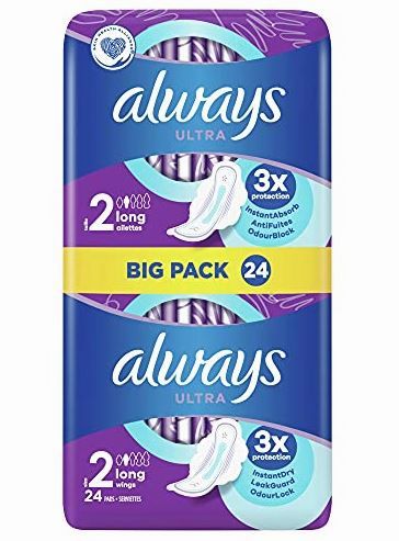 Always - Always, Maxi Fresh - Pads, Fresh Scent, Flexi-Wings, Overnight,  Size 4, Bag (24 count), Shop