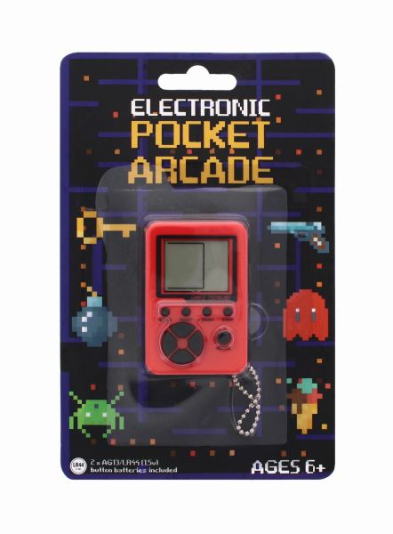 Electronic pocket shop arcade